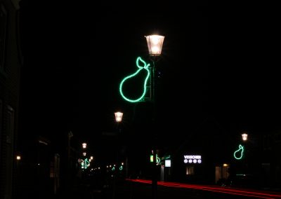 Feestverlichting Groene peer, Ruinerwold